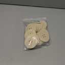 20 Pack Wooden Sewing Buttons, 2.36 Inch Round, 4 Holes, 60mm Large Size for Crafts, DIY Clothing, Bag Decoration, (Natural Wood)