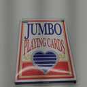 Gamie Giant Poker Jumbo Playing Cards - 10.5 Inches X 14.5 Inches - Extra Large Playing Cards Set with 2 Jokers - Huge Casino Game Cards for Kids and Adults - Oversize Poker Party Decorations - 1 Pack