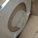 Mayfair Cassel Slow Close Toilet Seat, Easy Clean, Non Slip Premium Wood Seat, Easy Install, Made in USA, Round, White