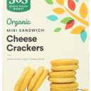 4 x 365 by Whole Foods Market, Organic Mini Cheese Sandwich Crackers, 7.5 Ounce