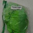 Extra Large Mesh Beach Toy Bag With Drawstring - Lightweight Tote for Sand Toys, Children's Storage Bag for Travel Essentials, Neon Green