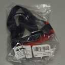 Head Strap Dog Muzzle for Small Medium Large Dogs, Soft Nylon Muzzle Anti Biting Barking Chewing(M/Red)