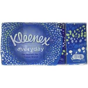 Kleenex White Facial Tissue (72 Pack of 8 Tissue Each Pocket) Total of 648 Tissues