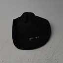 Western Cowboy Hat for Men Women Classic Roll Up Fedora Hat with Buckle Belt(Size:M-L)