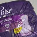 Poise Overnight Incontinence & Postpartum Pads for Bladder Leaks, 8 Drop Extra Coverage, 36 Count (Long)
