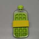 Ice Cube Trays for Freezer, 2 In 1 Ice Cube Tray Water Bottle with Lid and Bin, New Vertical Tray with Lid for Freezer, Easy Ice Release for Freezer (White, 800ml+18 Grids)