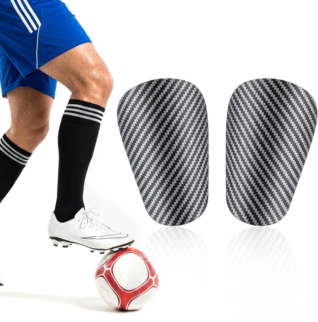 1 Pair Mini Shin Guards Soccer, Lightweight Small Minis Shin Pads EVA Mini Shinguards for Indoor Outdoor Football Soccer Training Protective Equipment (Black)