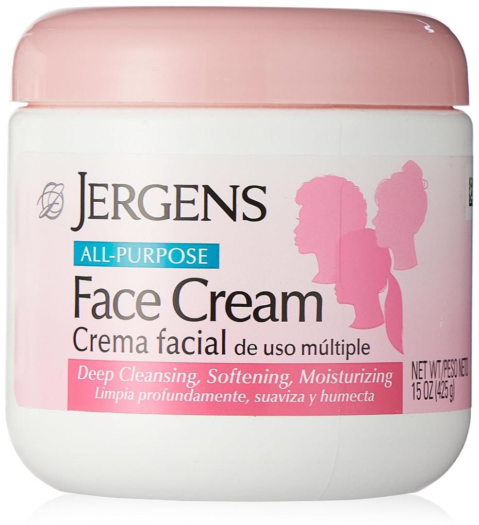 Jergems All Purpose Facial Cream, 15 Oz (425g), Set of 2
