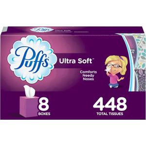Puffs Facial Tissues,  Number of Items 24, Sheet Count 124