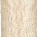 uxcell Leather Sewing Thread 186 Yards 210D/1mm Polyester Waxed Cord for Manual Sewing, Linen