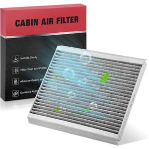 BDFHYK CF10728 Cabin Air Filter w/Activated Carbon Compatible with Hyundai 2008-2011 Accent, 07-16 Elantra, 13-14 Elantra Coupe, 13-17 Elantra GT, Compatible with Kia Forte, Forte5, Rondo, Forte Koup