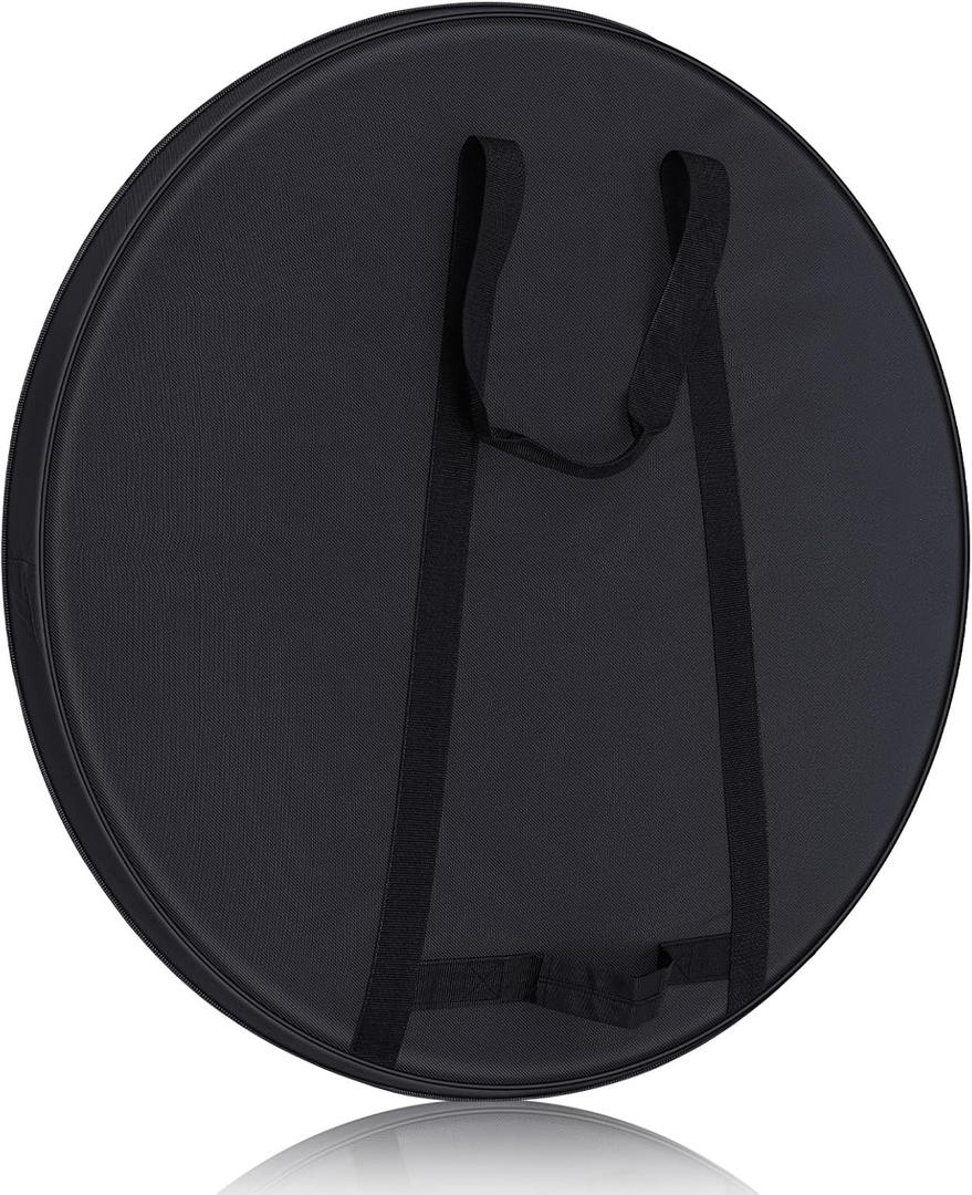 Dansydaisy 32'' Gong/Tam-tam Bag Drum Bag with Heavy Duty Fabric and Velvet Interior for Meditation, Sound Healing Therapy and Yoga