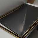 Suede A2 Frame - Single Frame, Elegant Black 16.54x23.39 inch Picture Frame, A2 Poster Frame for Artwork, Puzzles, Photos, Movie Posters, and Wall Display