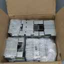 VEVOR 4x4 Post Base 10 Pcs, Inner Size 3.53x3.56inch/89.6x90.5mm Concrete Post Anchor, Heavy-Duty Zinc-Plated Carbon Steel Posts Brackets with 1 Inch Standoff Elevation, for Concrete Pergolas Patios (Silver)