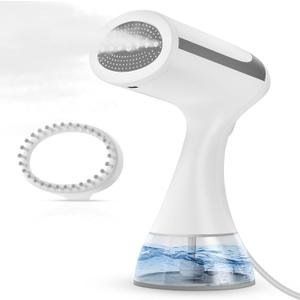 Steamer for Clothes, 1500W Powerful Handheld Clothes Steamer, Garment Steam Iron, Wrinkles Remover for Garment, Curtain and Bedding (white)