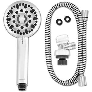 Waterpik 7-Mode Adjustable High Low Mount Hand Held Shower Head 1.8g PowerPulse