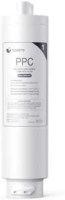 NOVETE CRF0A-PPC Countertop Water Filtration Replacement Filter, PPC Filter Cartridge, 6 Months, Compatible for CRF0A-QS, CRF1A-QS, CRF0A-Qi, CRF1A-Qi