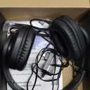 WallarGe Wireless Bluetooth Headphones for TV Watching, Comfortable for Seniors with Bluetooth 5.3, Easy Setup Headphones with USB Transmitter, 25 Hours Play and No Audio Delay, Black