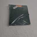 EYROZILL 3 Ring Binder, 1 Inch Linen Binder Organizer for Letter Size (8.5" x 11") with 5 Tab Dividers, File Folder Labels and Low Profile Clipboards, School and Office Supplies-Blackish Green