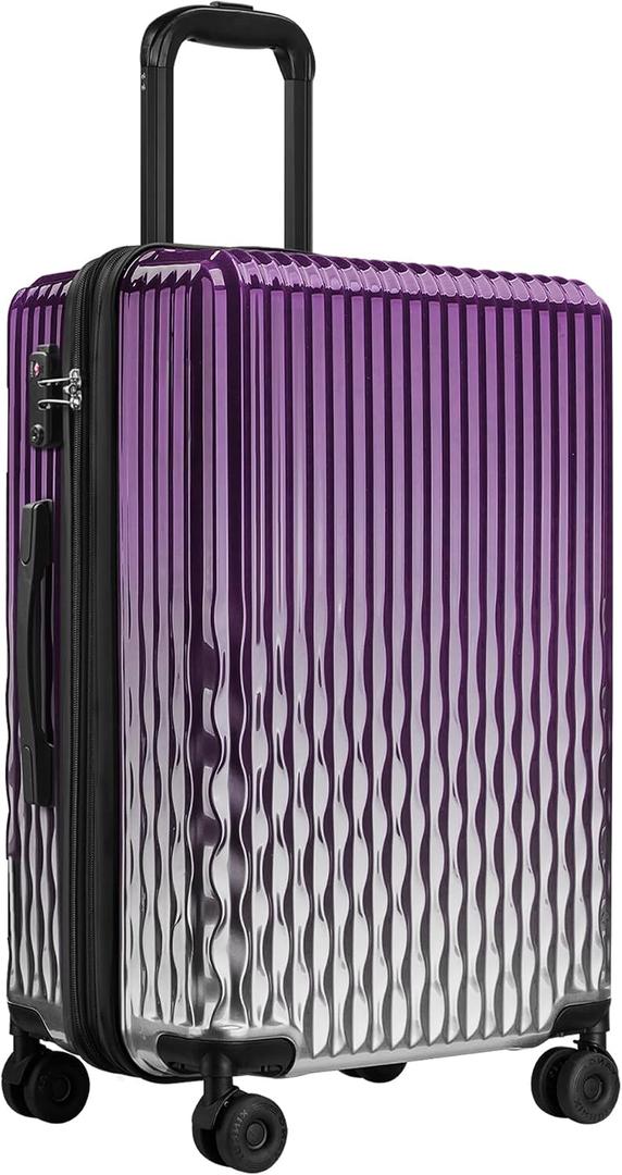 Carry on Luggage 22x14x9 Airline Approved, 20 Inch Expandable Hardside Luggage with Spinner Wheels, Hardshell Small Rolling Suitcase