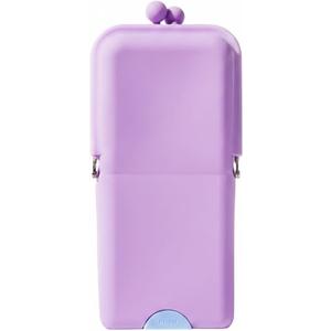 APT 1101 Makeup Brush Holder Travel Cosmetic Bag with Suction Base, Portable Cosmetic Organizer for Travel & Home, Organizer for Brushes, Beauty Tools & Accessories (Lavender)