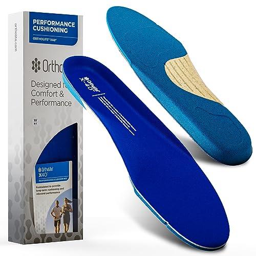 Ortholite X40 Performance Cushioning Sole Trim-to-Fit Insert - Designed for The Casual to Elite Athlete Looking for Optimal Rebound Performance, Long-Term Cushioning & All-Day Comfort, W: 7.5-9