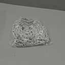 Giluta White Pendant Light Fixture Chain, Heavy Duty 19 Feet Metal Chandelier Chain Extension with Connection Locks, Hanging Chain for Fruit Basket Lantern Plant Supports to 65 lbs Maximum Weight