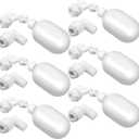 Mudder 6 Pack Float Ball Valve 1/4 Inch Adjustable Plastic Water Filter Float Valve for Ponds, Water Tank, Pump, Trough, Aquariums, Aquaculture, Reservoir