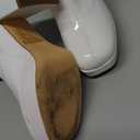 DREAM PAIRS Women's Mid Calf Gogo Boots Platform High Chunky Block Heel Square Toe Ankle Boots Size 7