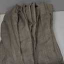 Chocolate Tart Pinch Pleated Curtains 2 Panels Set 90 Inches Long for Kids Room, Blackout Memory Trained Double Layer Thick Linen Soundproof Heat Blocking Nursery Coffee Windows Drapes 7-1/2 FT