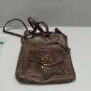 Oak Leathers Leather Crossbody Bag For Women With Adjustable Sling Strap - Medium Size Crossover Shoulder Handbag Purse (Brown Wash)