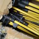 Electric Fence Posts 46 Inches, Fiberglass Step in Temporary Electric Fence Posts for Cows, Sheep, Dog, Portable Fence Stakes for Electric Fencing-50 PCS