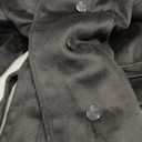 Escalier Women's Wool Trench Coat Winter Double-Breasted Jacket with Belts, Medium