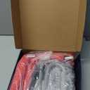 Hook On Chair, VEEYOO Clip On High Chair Folding Fast Table Chair with Storage Bag, Portable Baby Feeding Seat Attach to Table for Home and Travel Red