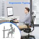 XINLEI Keyboard Tray Under Desk Large C-Clamp 25.6” (30” Including Clamps) x 11.8” Slide-Out Platform Computer Drawer Pull Out Keyboard & Mouse Tray Black DSF4