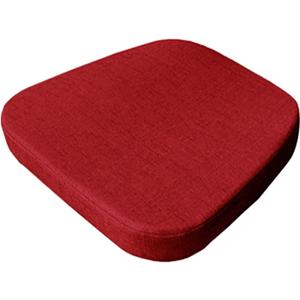 SPeesy Chair Cushion - 17"x16.5"/17"x15.7" Indoor Chair Pad with Ties for Dining Chairs - Non-Slip U-Shaped Rubber Back - Machine Washable Seat Cover(16,1pc:40X38X3cm)