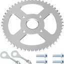 YOXUFA 420 Chain Sprocket Mini Bike Sprocket 50 Tooth 40mm Bore for Coleman BT200X CT200U CT200U-EX Baja Warrior MB165 MB200 TrailMaster Massimo KT196 196cc 200cc 6.5hp Powersports Go Kart Parts