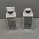 VIANIS 2 Pack Motion Sensor Porch Light, Outdoor Garage Lighting Fixtures Wall Mount, White Outside LED Lights for House, Dusk to Dawn Exterior Sconces Wall Lighting Lantern Lamps for Front Door Coach