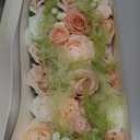 Ling's Moment Fake Flowers Box, Faux Artificial Greenery Stems Foam Roses Silk Peony Ranunculus Fabric Flower for Centerpieces Bouquet Wedding Vase Floral Decorations, Garden Blush, Deluxe Combo