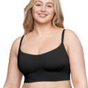 Warner's Womens Comfort Bra (XX-Large, Black)