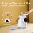 YOGIN Baby Humidifier for Bedroom Nursery 2.5L Ultrasonic Cool Mist, Ultra-Quiet & Safe for Sleep, Auto Shut-Off, Adjustable Mist, Easy Clean, BPA-Free, for Baby and Kids Room