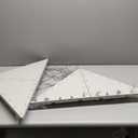 Triangle with Grey String, 2 Pieces of Triangle Pieces, 25 inches length, 17 inches Down Length