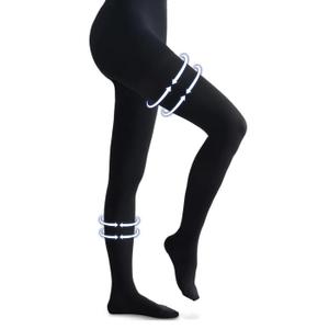 Beister Medical Compression Pantyhose for Women & Men, Opaque Closed Toe 20-30mmHg Graduated Support Tight, L