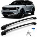 Lockable Roof Rack Cross Bars Compatible with KIA Telluride X-PRO/X-LINE 2023-25, Heavy Duty Aluminum Crossbars, Anti-Theft Roof Bars for Rooftop Cargo Kayak Bike