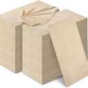 WILLBOND 300 Packs Disposable Paper Napkins Bulk Bamboo Paper Towels Disposable Hand Towels for Bathroom Eco Unbleached Brown Dinner Napkins