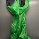 Spooktacular Creations Adults Halloween Inflatable Costumes with Light Up Eyes, Scary Alien Blow Up Costumes for Men, Full Body Green Inflatable Suit with Gloves for Cosplay Alien Themed Parties