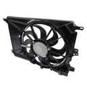 Engine Radiator Cooling Fan Assembly w/Shroud Replacement for Fiat 500X Jeep Renegade L4 1.3L 2019-2023 Part# 68552370AA, 58486673, 58486674