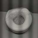 HealthSmart Enhanced Comfort 5" Raised (Round) Toilet Seat Risers for Seniors 5 Slip Resistant Pads FSA/HSA Eligible Padded Toilet Seat Elevation 15.7 x 15.2 x 6.1