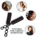 100 Packs Bulk Hair Brushes for Homeless Individually Wrapped Disposable Travel Hair Brush for Women Suitable for Homeless Shelter Hotel Nursing Home Charity Church