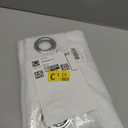 NICETOWN White Sheer Curtains 84 inches Long - Home Decoration Grommet Airy & Lightweight Elegant Window Treatments with Light Filtering for Bedroom/Living Room (2 Panels, W54 x L84)